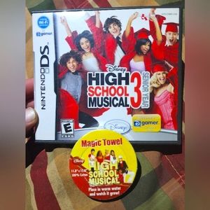 Nintendo DS High School Musical 3 Senior Year. Free Magic Towel
